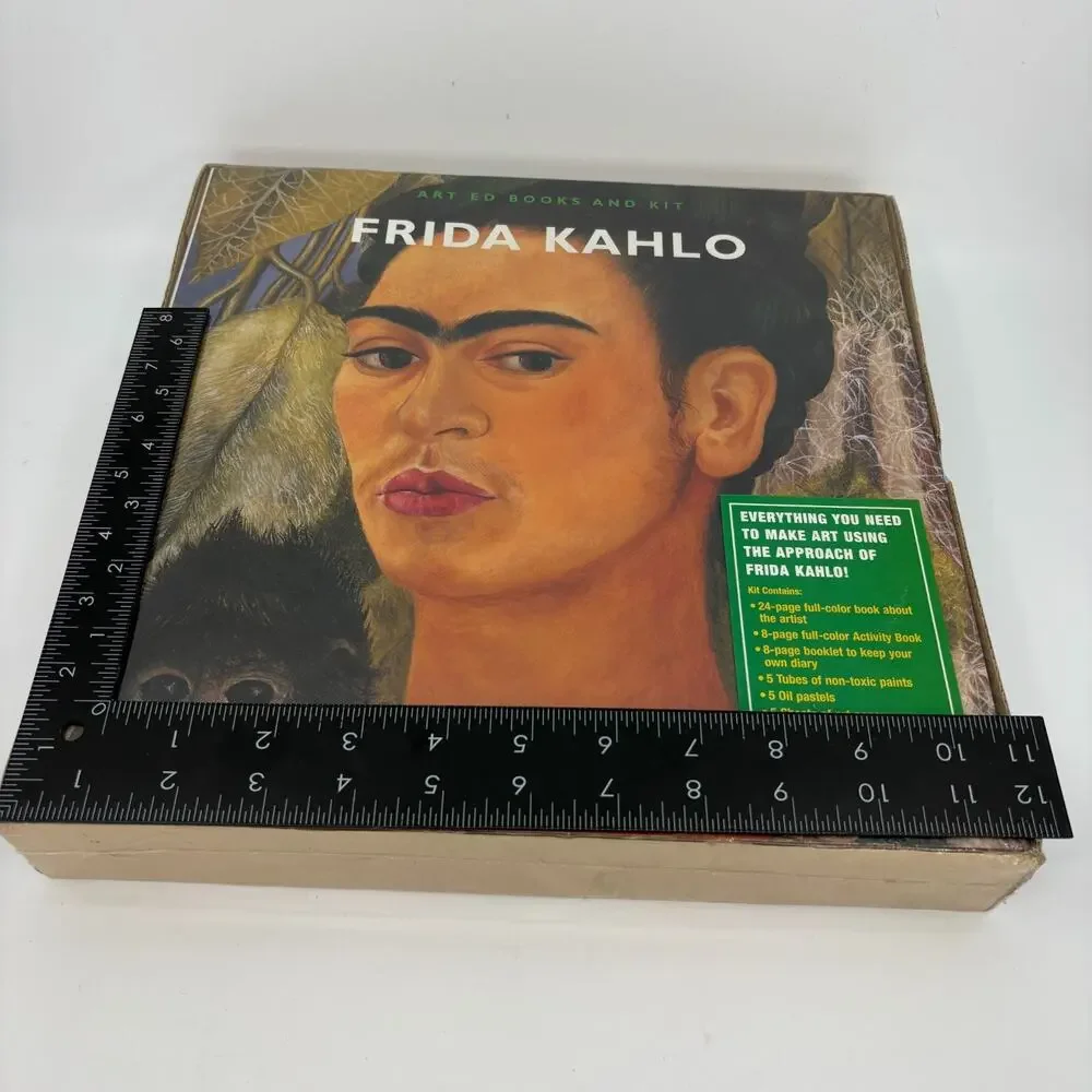 Art Ed Frida Kahlo Books And Kit Janet Boris Sealed Abrams Paint Art Set